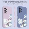 Magnolia Flower Case For Samsung A16 A06 A73 A53 A33 A24 A23 A15 A25 A35 A55 A13 A03S A72 A52S A32 A02S A22 A04S 4G 5G Cover