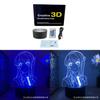 Rascal Does Not Dream Of A Dear Friend Mai Sakurajima 3d Touch Led Night Light With Remote Control For Bedroom Decor
