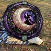 1PC Moon, WitchAutomatic Open/Close Umbrella with Windproof, 8-Rib Sturdy Canopy, Durable Ribs, Fashionable Design1207A