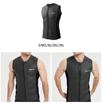 Wetsuit Top Keep Warm Sleeveless Vest for Swimming Canoeing Water Sports
