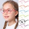 Blue Light Blocking Glasses Boy Girl Colorful Round Eyewear Party Travel Children Clear Anti Radiation Filter Glasses