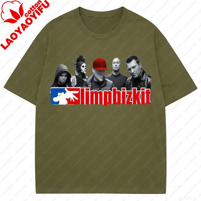 Playera Limp Bizkit Metal Classic Tour Band Music Albums Retro Vintage Rock Rap Graphic T Shirts New In Tops Tees Unisexs Tees