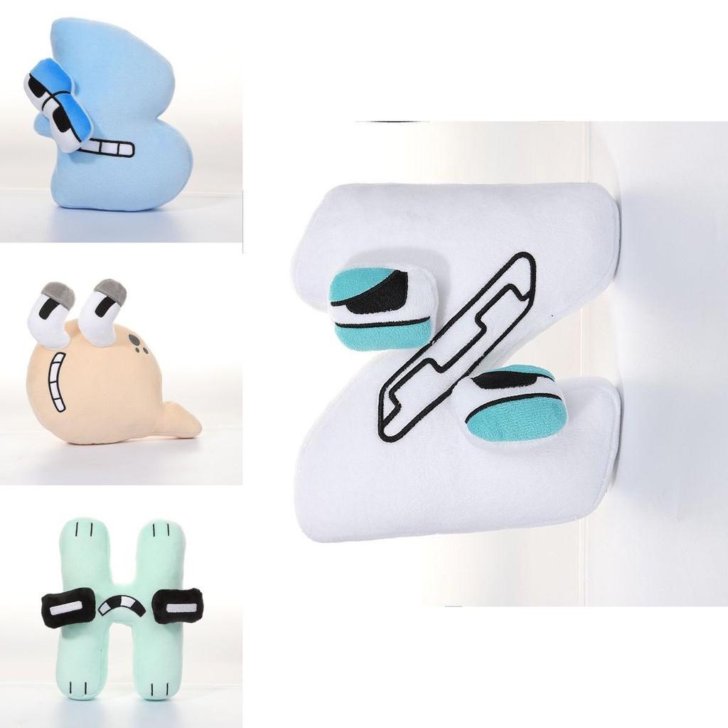 Entzückende Alphabet Lore Buchstabe A Plüschpuppen Babypädagogisches Spielzeug