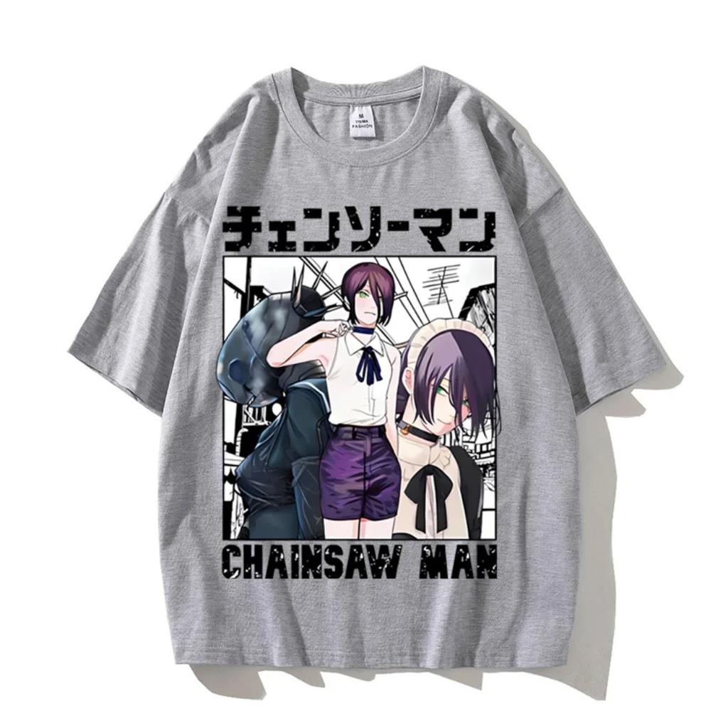 Street Anime Style T-Shirt Anime Chaoren Kurzarm Anime Fan Minderheit Baumwolle Mode Top Fan Geschenk Lässig Heißblütig Top