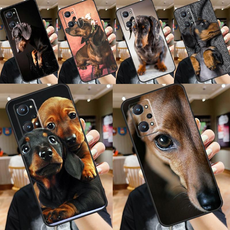 Teckel Dackel Dachshund Dog For Realme C55 C53 C51 C35 C67 C25S C21Y C30 C31 C33 9 10 11 12 Pro Plus GT Neo 6 GT5 Case