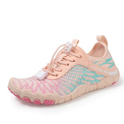 Neue Kinder Fünf-Zehen-Badeschuhe atmungsaktive Strandschuhe Tauchschuhe Outdoor-Watschuhe rutschfest und schnittfest Barfuß-Badeschuhe