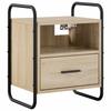 Hanging Nightstand Sonoma Oak 40 X 30 X 50 Cm Engineered Wood
