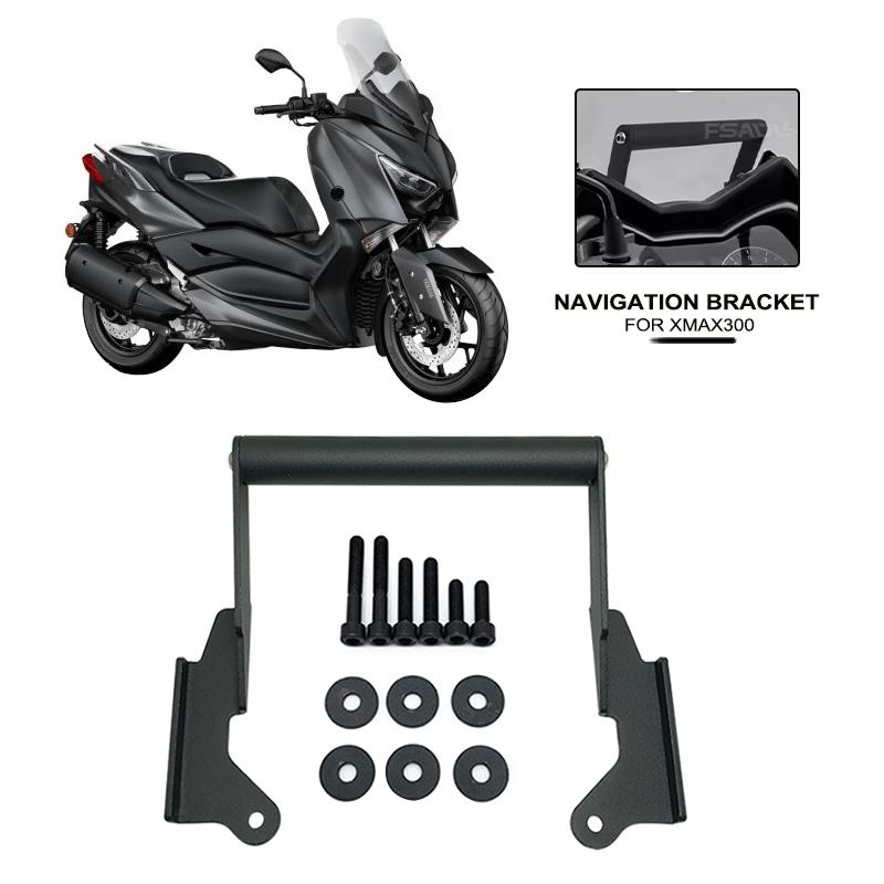 XMAX300 Motorcycle Smart Phone GPS Navigation Mount Windshield Adapter Holder For YAMAHA X-MAX300 X-MAX XMAX 300 2017-2022 2021