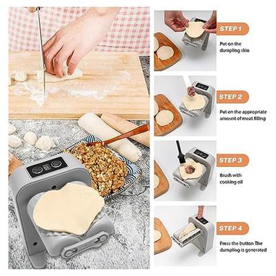 ABWR-Household Quicken-Dumpling Maker Press Mould Automatic Easy Dumpling Maker Tool USB Charging