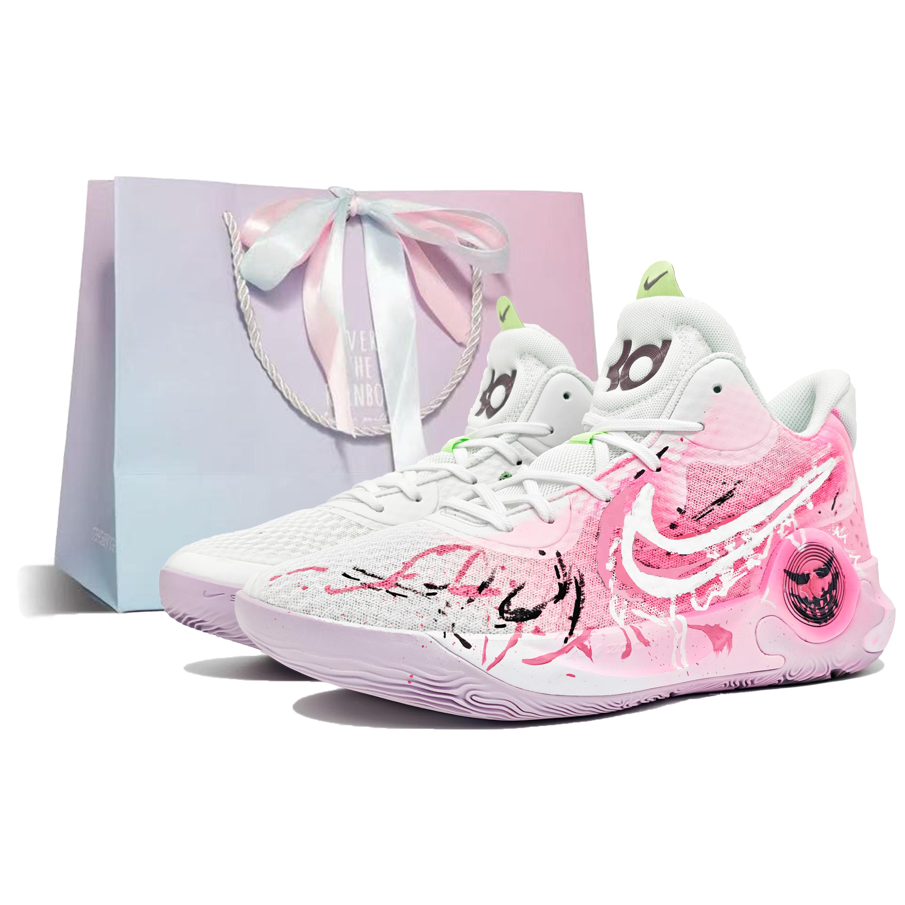 Nike KD Trey 5 IX Mid top Vintage Basketball Shoes Men s DJ6922-100(Team635-) 40.5