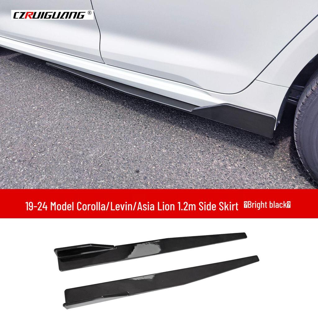 2021 Toyota Levin Front Splitter Set: XSE Corolla Front Lip, Rear Spoiler, Side Skirts
