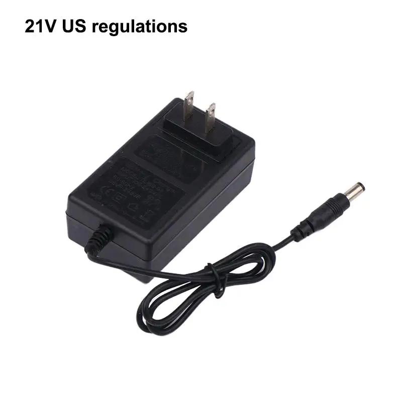 

21V 1A Lithium Battery Charger with 60cm Cable - DC 5.5x2.5mm Power Tool Charger for 18V/20V Max Cordless Drill/Driver/Saw