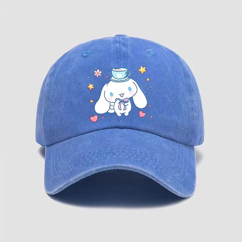Kuromi Baseball Caps Adult Outdoor Hat Cute Anime Melody Cinnamoroll Sanrios Cap Cotton Cartoon Bonnet Girl Headgear Women Gift