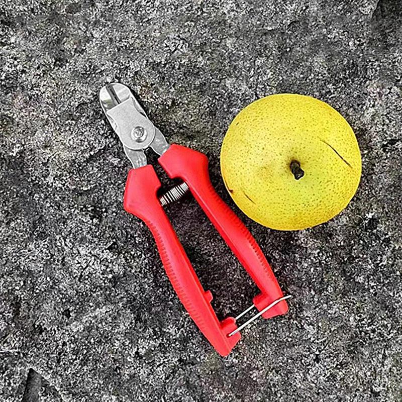 Gartenschere für Obstbäume Ergonomische Obstpflückschere Langlebige Gartenhandwerkzeuge Schere Schneider mit gebogenem Design