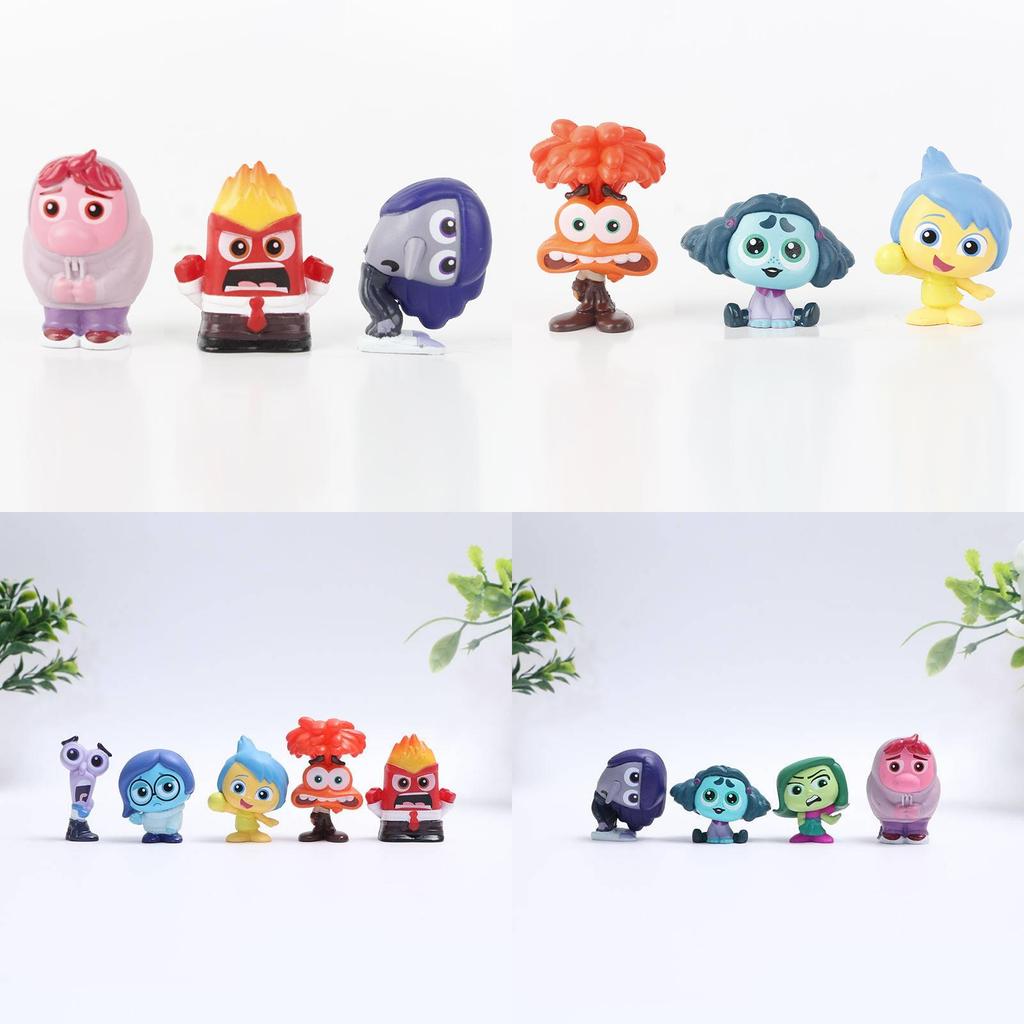 Miniature Inside Out Emotion Figures Pvc Collectible Toys Fun And Colorful Designs