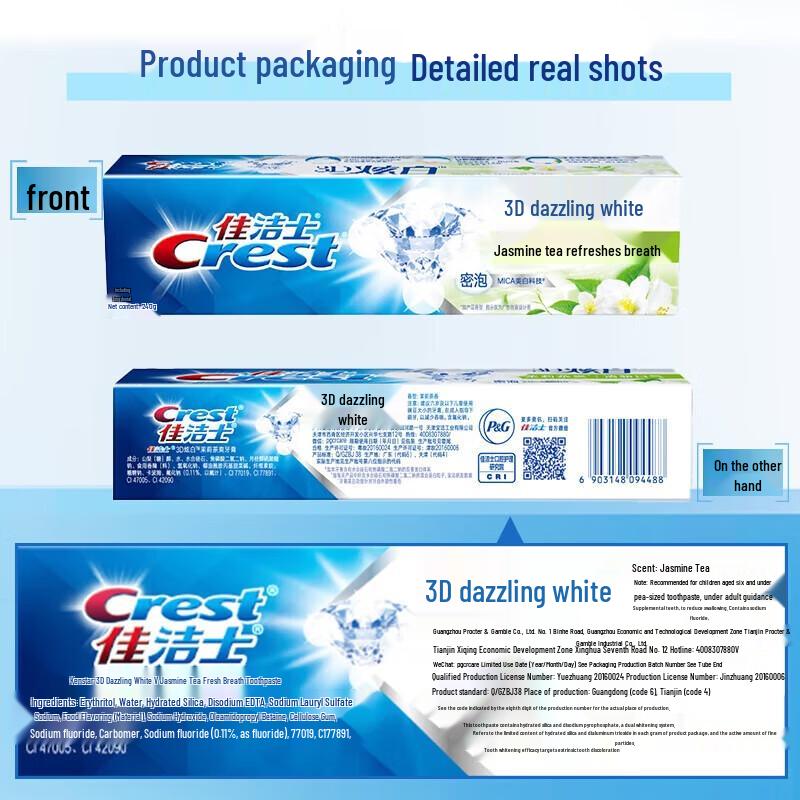 Crest Toothpaste 180g 3-Pack (Assorted Flavors/Types)