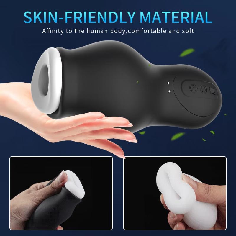 Automatic Sucking Male Masturbators Penis Vacuum Training Cup Blowjob Orgasm Erotic Pocket Pussy Stroker Adult Sex Toys for Men