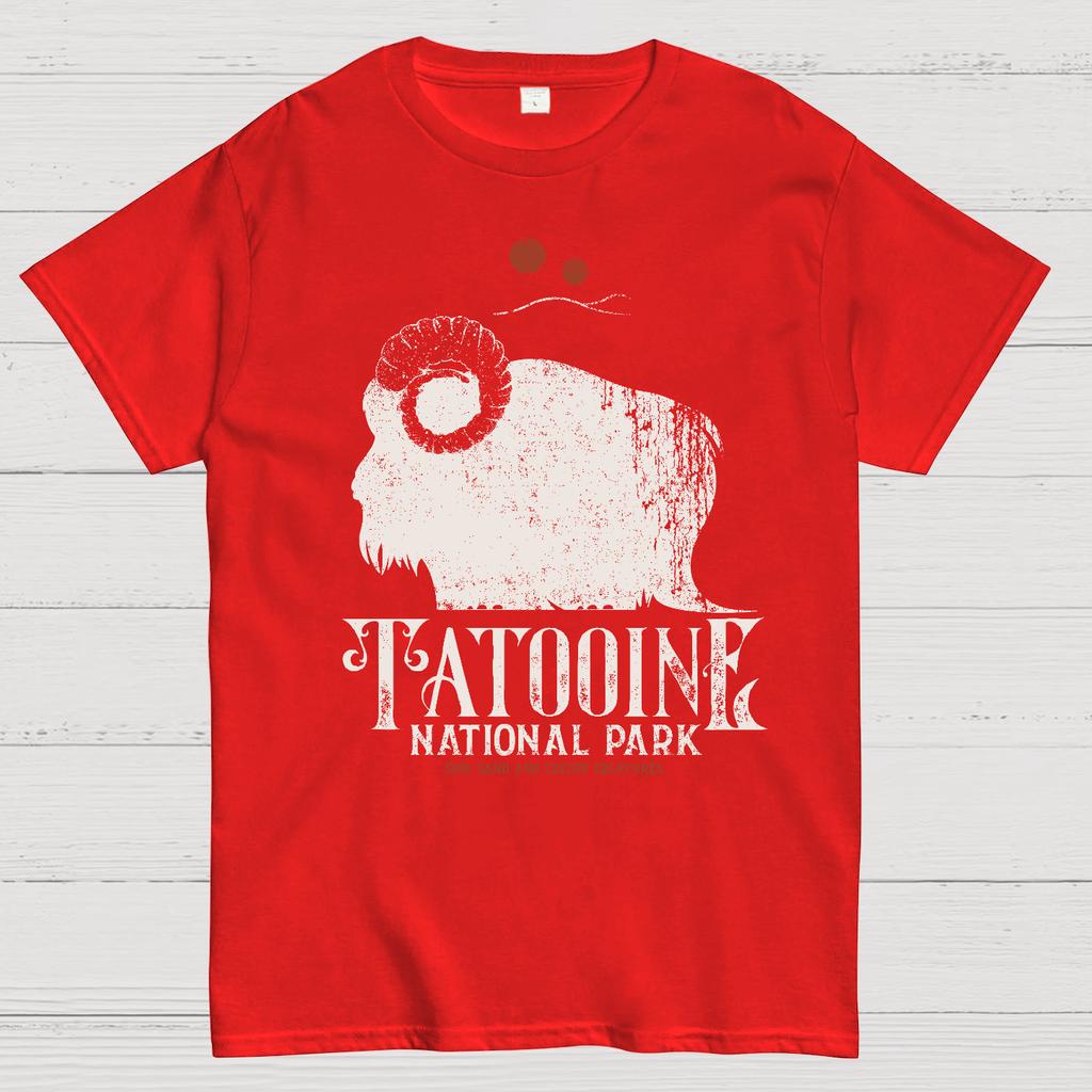 VINTAGE NATIONAL PARK Cotton Summer Casual Cool Loose T-Shirt