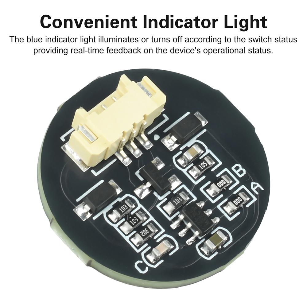 DC 1-11V Touch Type Single Key Switch Sensing Module for LED Light Strip Touch Button Switch Induction Module Jog/Latch