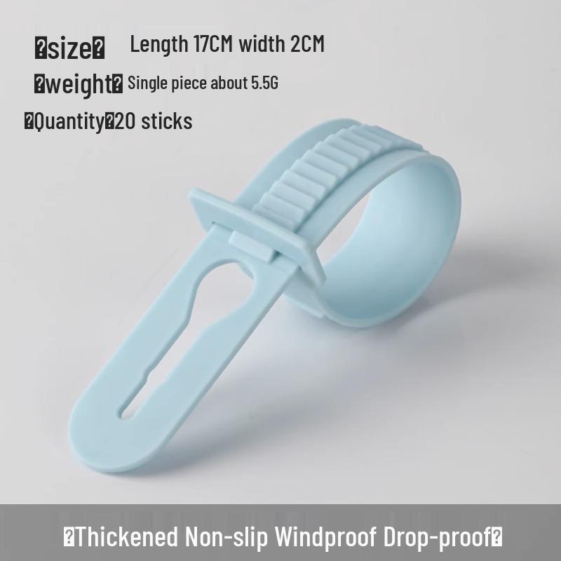 Windproof Non-Slip Clothes Drying Rack with Adjustable Locking Buckle