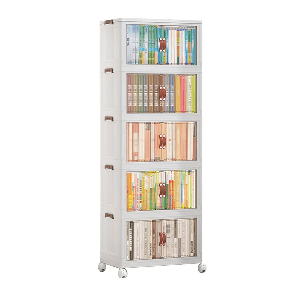 Folding Storage Cabinet Space Saving Organizer Multifunctional Plastic Baby Wardrobe Storage Cabinet Living Room Baby Wardrobe