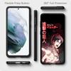 for Samsung Galaxy S25 S24 S23 S22 Ultra FE Plus A17 A37 A57 A56 A55 A06 A16 A15 A36 A26 A35 A05 A25 A54 Phone Case Lovely Attack on Titan Levi Cover