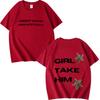 Tate McRae It's Ok I'm Ok Print T-Shirt Herren Damen Oversized 100% Baumwolle Kurzarm Sommerdruck Unisex Übergröße Tops