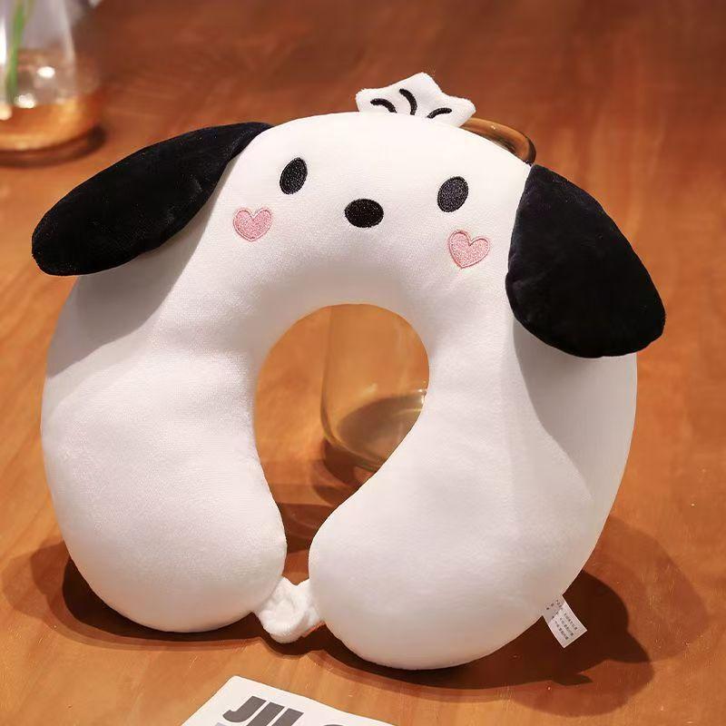 Daily single Jiikawa U-shaped headrest, plush slow rebound neck pillow, car interior supplies, toy doll cute