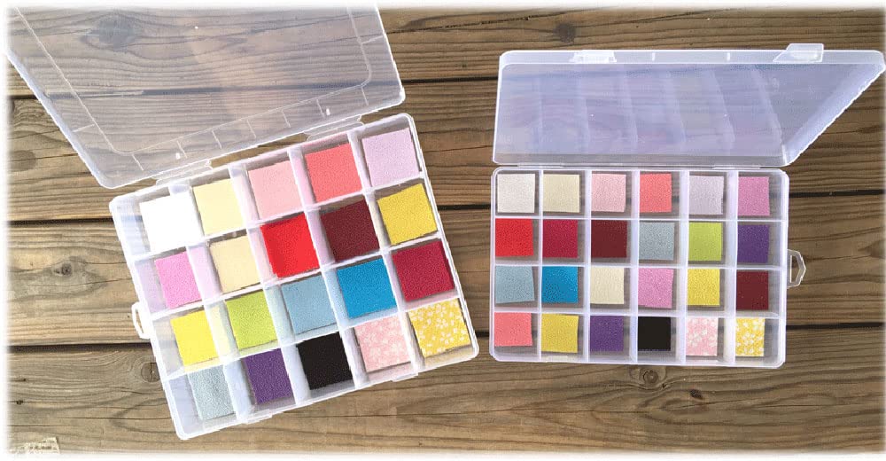 Best Brain Tsumami Zaiku 20 for Cutting Clear Toolbox, Squares, 3.5cm Cloth, TP-23,