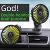 12V Car Electric Fan: Compact Cooling for Vehicles, 24V Large Truck Air Conditioning, Powerful Desktop Fan