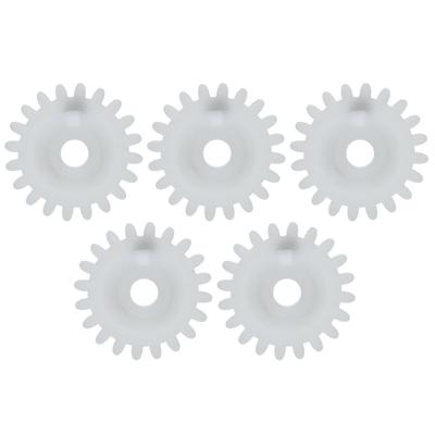5 pezzi di accessori di ricambio per macchine per maglieria con ingranaggi in plastica bianca adatti per Silver Reed