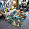 The Legend of Zelda themed rug with vivid art Non-slip rug suitable for living room and bedroom sofas