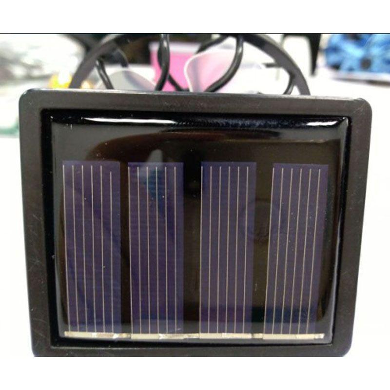 Premium Quality Clip-on Solar Cell Fan With Energy Saving Sun Power Cooling Design Square