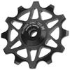 MEROCA Przerzutka tylna kółko 12T Stop aluminium Uszczelnione łożysko Kółko napinające do roweru górskiego szosowego Czarne