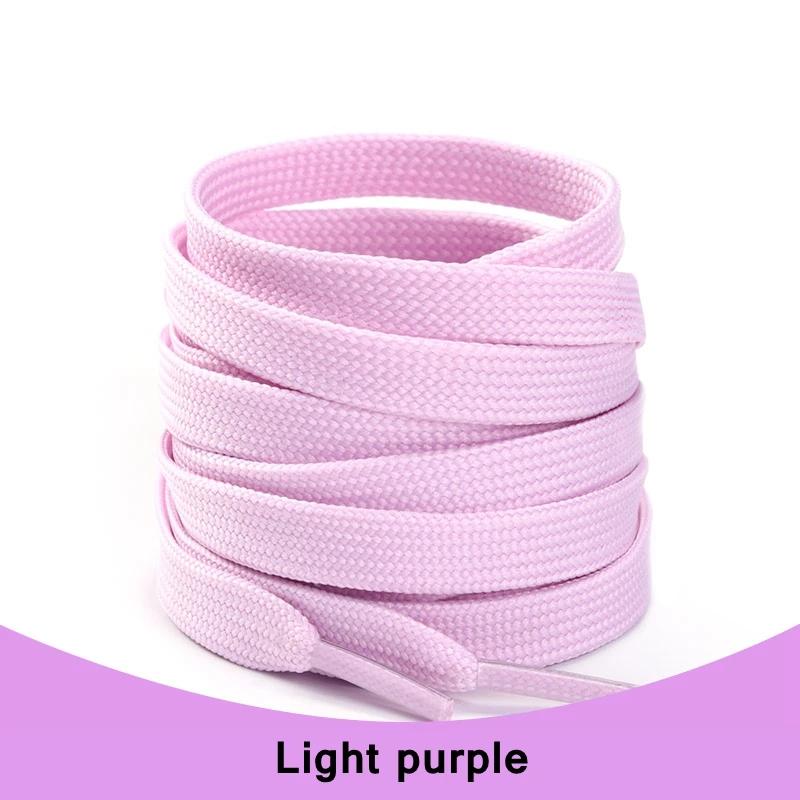 1Pair Solid Flat Shoelaces Sneakers Canvas Shoe laces Women Men Shoelace 21Colors Width 0.8cm Classic Laces for Shoes Strings