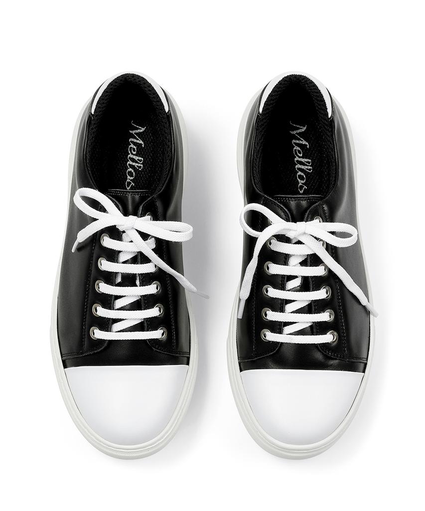 Mellos Canvas Leather 3.5Cm Sneakers - Handmade