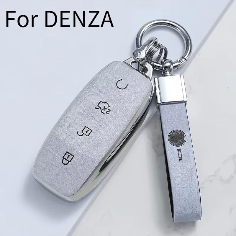 For DENZA D9 Car Key Cover N7/n8 Smart Key Modification Decoration TPU Full Package Protection Shell