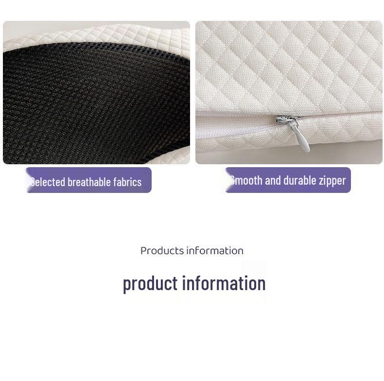 Butterfly Memory Foam Cervical Neck Support Pillow - Non-Collapsing Ox Horn Design