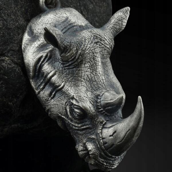 Rhinoceros Necklace Protection Amulet Mythology 138