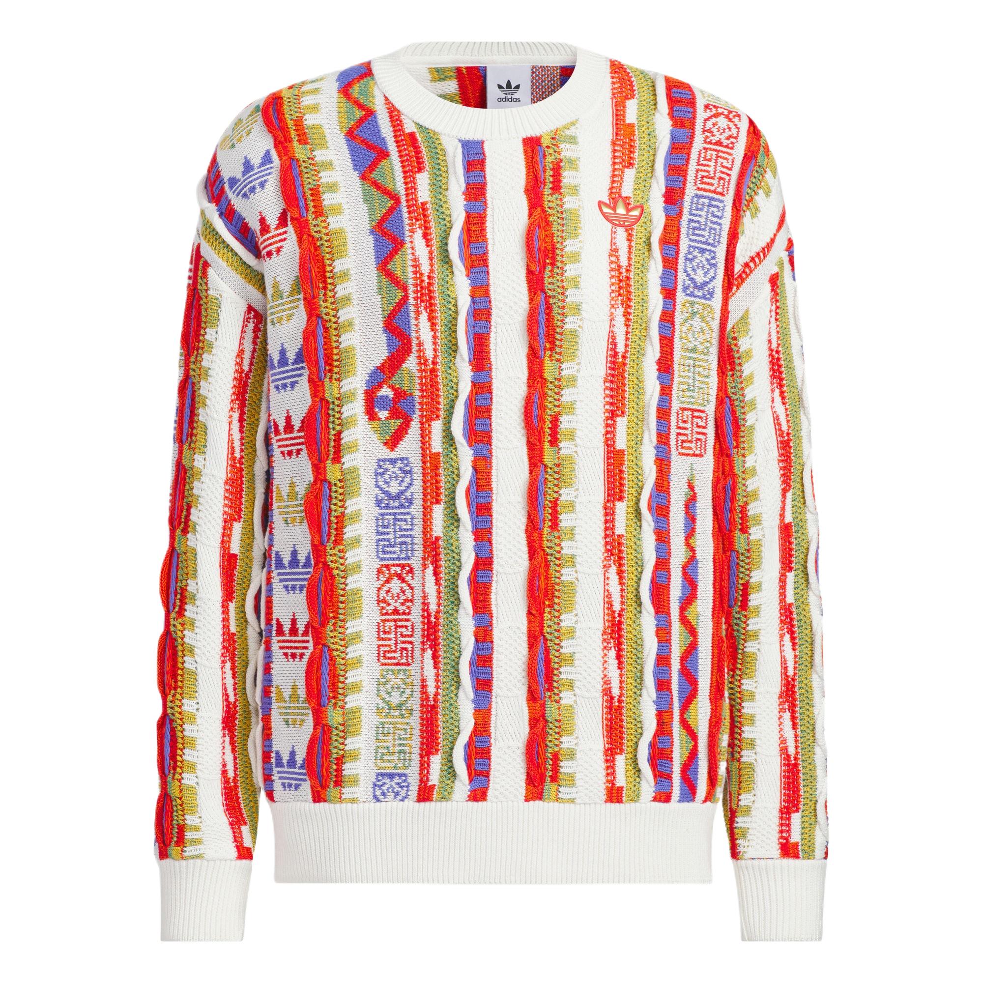 Adidas Originals LNY AOP Year Of The Snake Unisex Light Crimson Sweater JL8371 XL