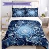 Manchester City Pattern Printed 3PCS Bedding Set Soft Skin-Friendly Washable Duvet Cover & Pillowcases Set All Season Bedroom