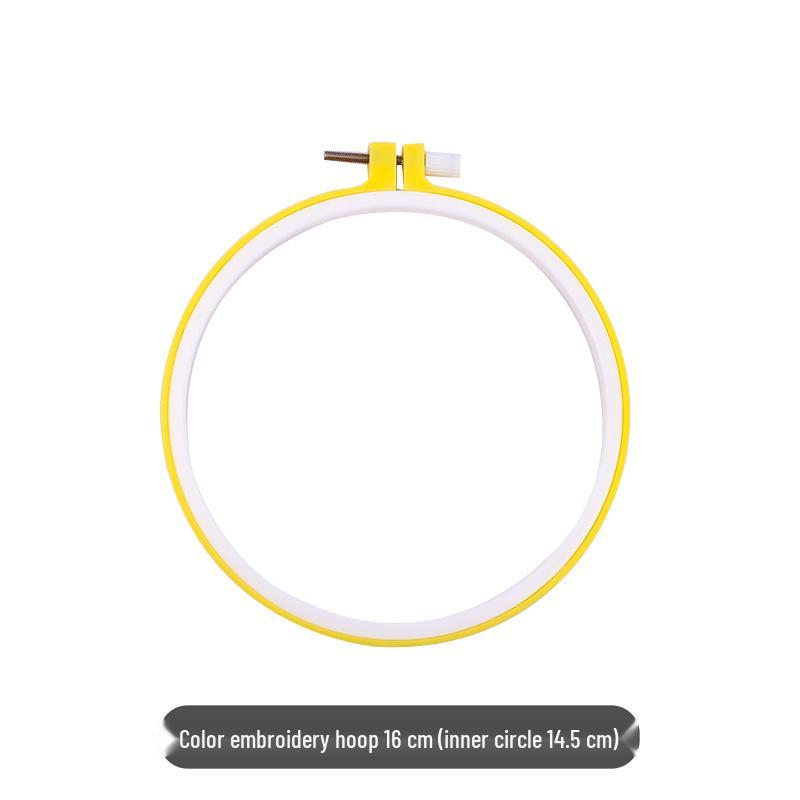 Colorful DIY Hand Embroidery, Cross Stitch, and Fixing Frame Set