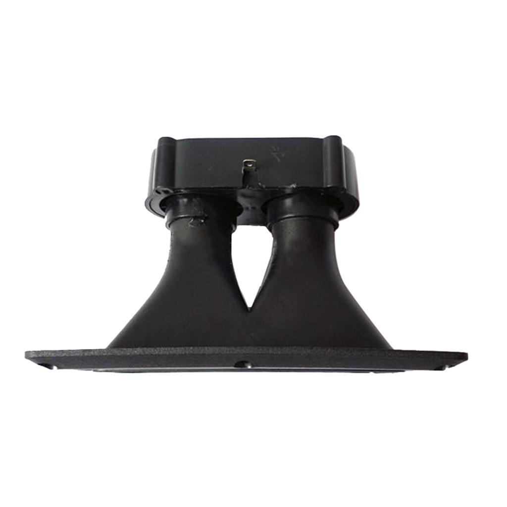 150W Schwarzer Piezoelektrischer Hochtöner Piezo-Hochtöner Hornlautsprecher Piezo-Design Weitstrahlendes Horn-Hochtöner Audio-Kits