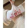 Lady Spring and Autumn All Kinds of Simple Sweet Gentle Bowtie Illustration College Wind Tube Socks