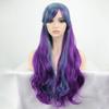 New Chemical Fiber Temperament Harajuku Series High Temperature Silk Japanese Wave Roll Women'S Face Trimming Long Wig Headgear