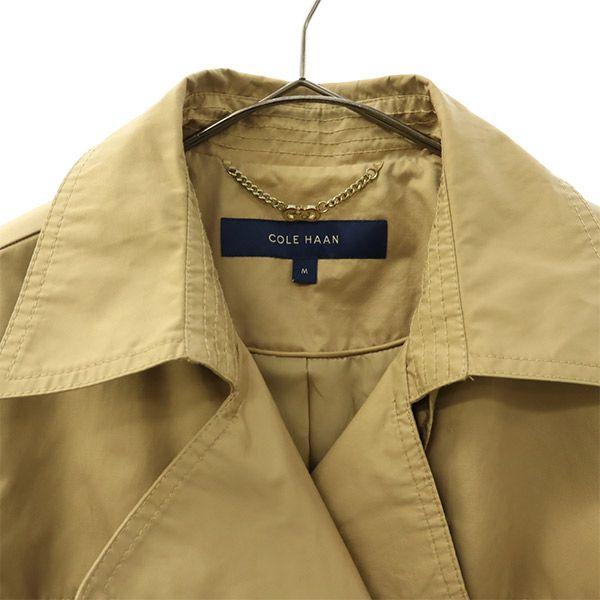 COLE HAAN trench coat M Brown Women Used