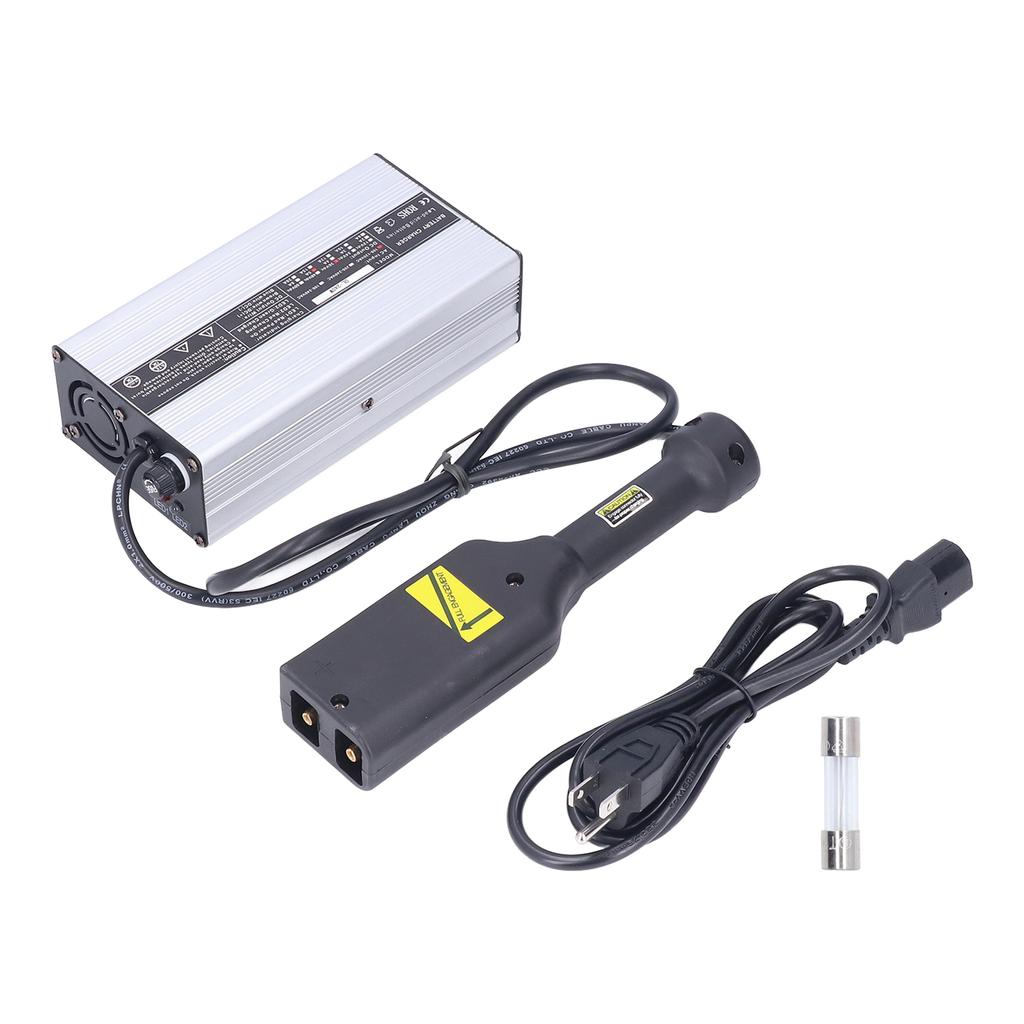 Club Car Battery Charger 36V 5A Silver Shell Aluminium   60HZ Replacement for Taylor Dunn