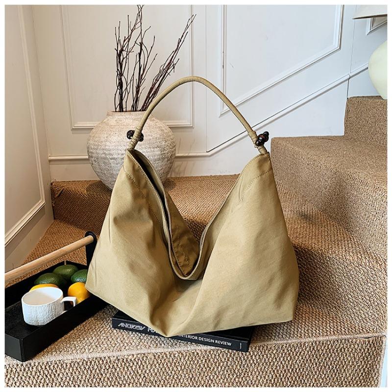 Canvas Bag Women's Large-capacity New Autumn and Winter Versatile Shoulder Shopping Bag Lazy Wind Student Tote Bag