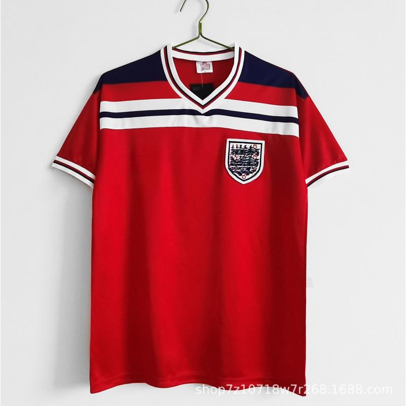 Vintage England Shirt Classic Collection 1990-1996-1998-2002 Home and Away Short Sleeve Football Shirt