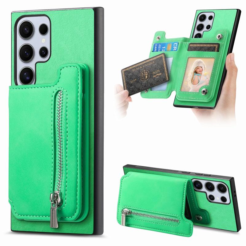 Magnetic Leather Wallet Phone Case For Samsung Galaxy S25 Edge S24 Ultra S23 Plus A17 A07 A55 A35 A15 A54 A34 A56 A36 A16 Cover